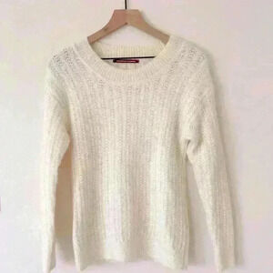 Comptoir des Cotonniers Paris Alpaca White Sweater size S
